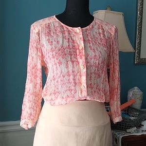 CAbi, silk blouse
